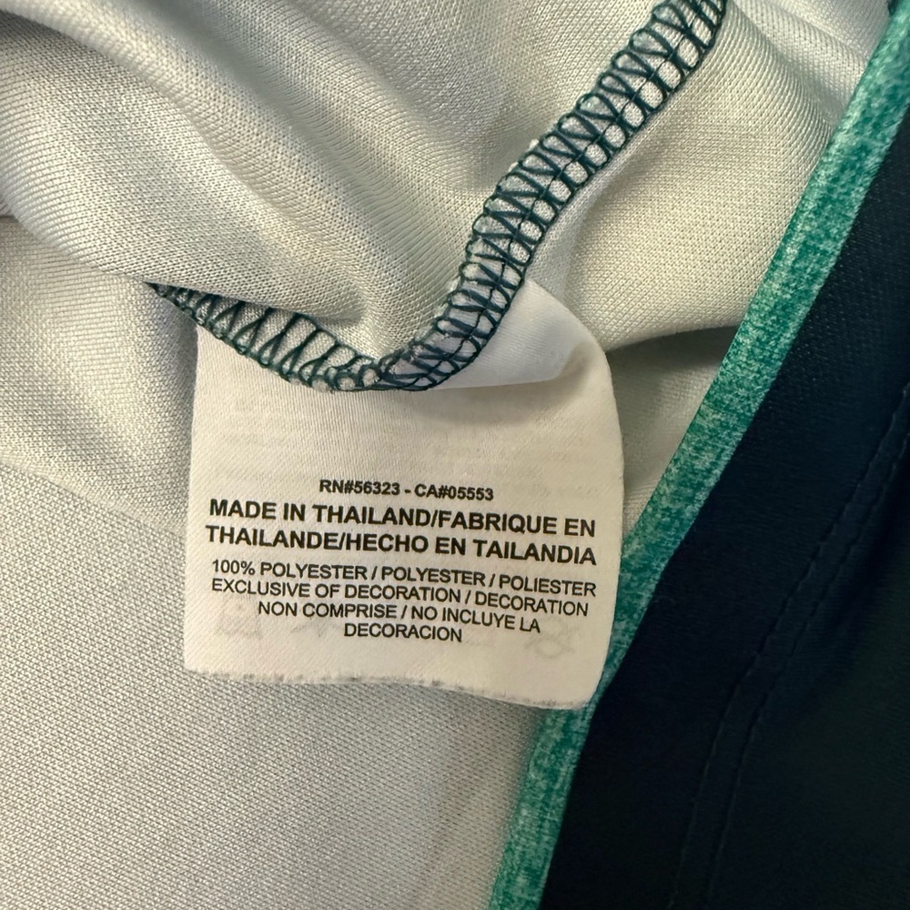 Nike Golf Dri-Fit Polo Men’s XL Green Striped Performance Athletic Shirt - Picture 6 of 6